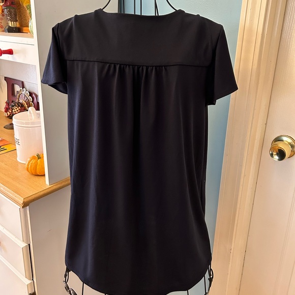 Navy Blue blouse. - Picture 3 of 14